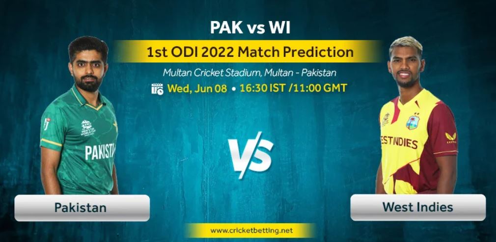 Pakistan vs West Indies 1st ODI Preview